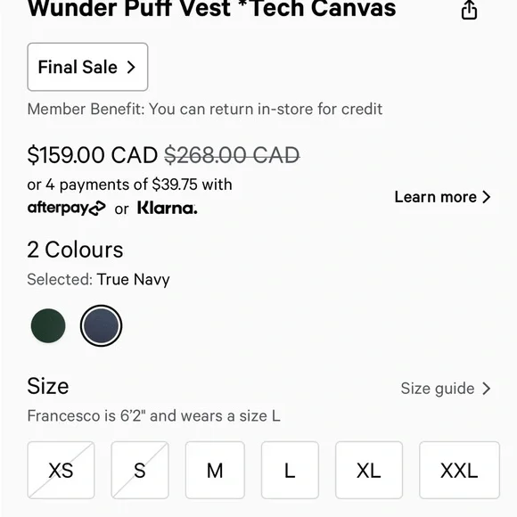 Brand new vest - Picture 2 of 3